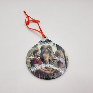 Boules de Noël en bois MDF personnalisées