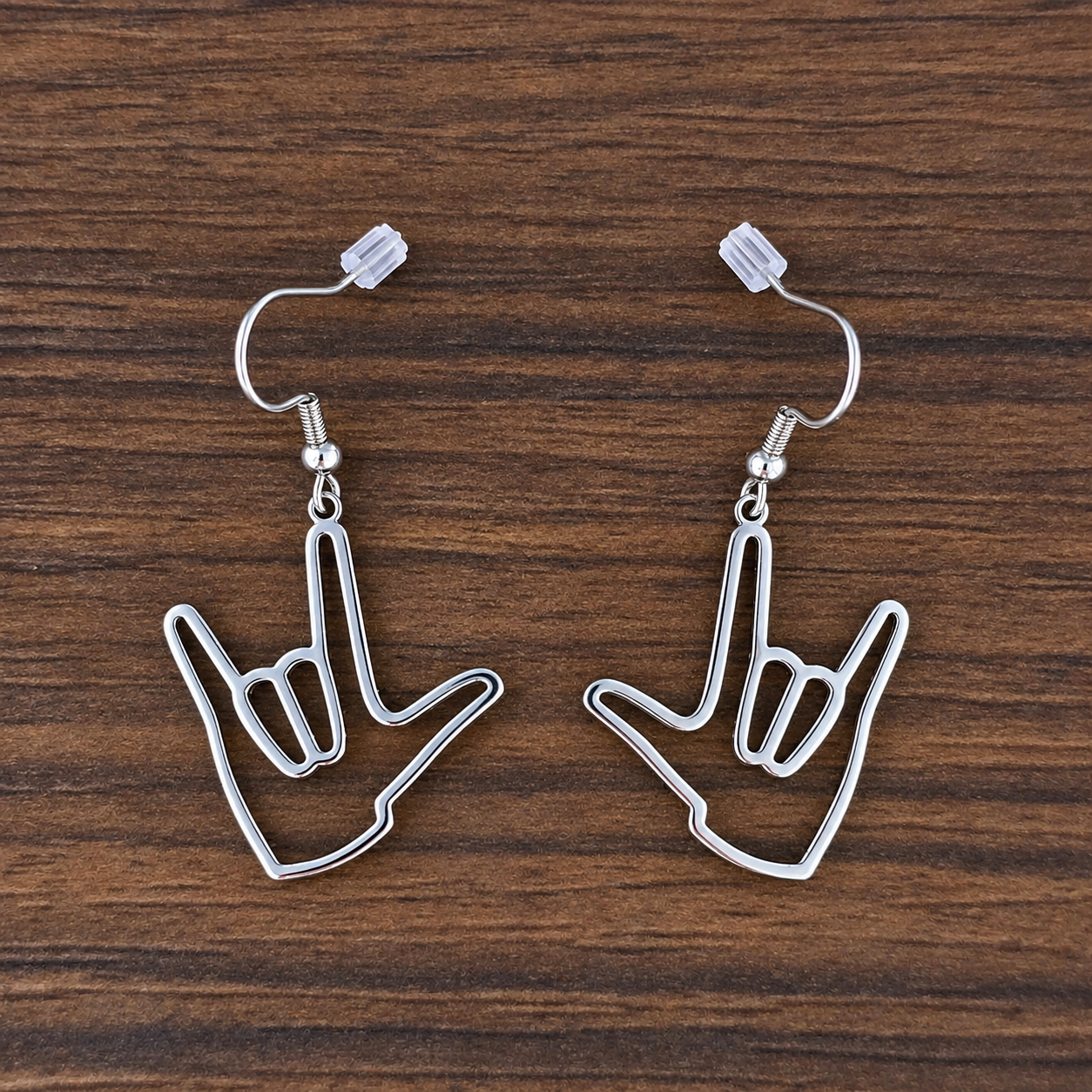 Boucles d’Oreilles « I Love You » – Image 2